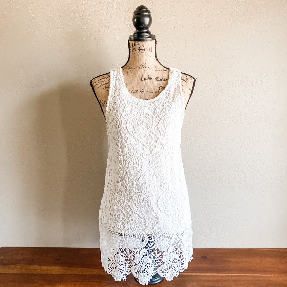 Lucky Brand Lace Tank Top